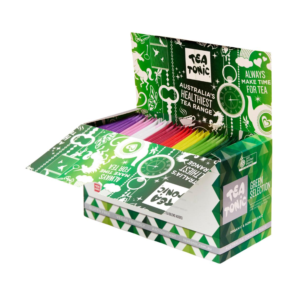 Tea Tonic Green Selection - Box 30 Teabags